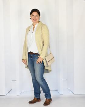 Nähbeispiel Longcardigan lillesol women No. 46